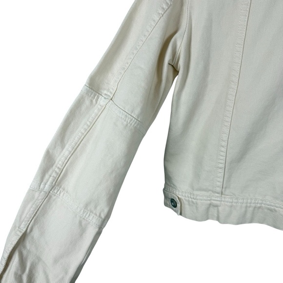 Free People Women’s We The Free Rumors Denim Jacket in Ivory Size XS - Picture 14 of 14
